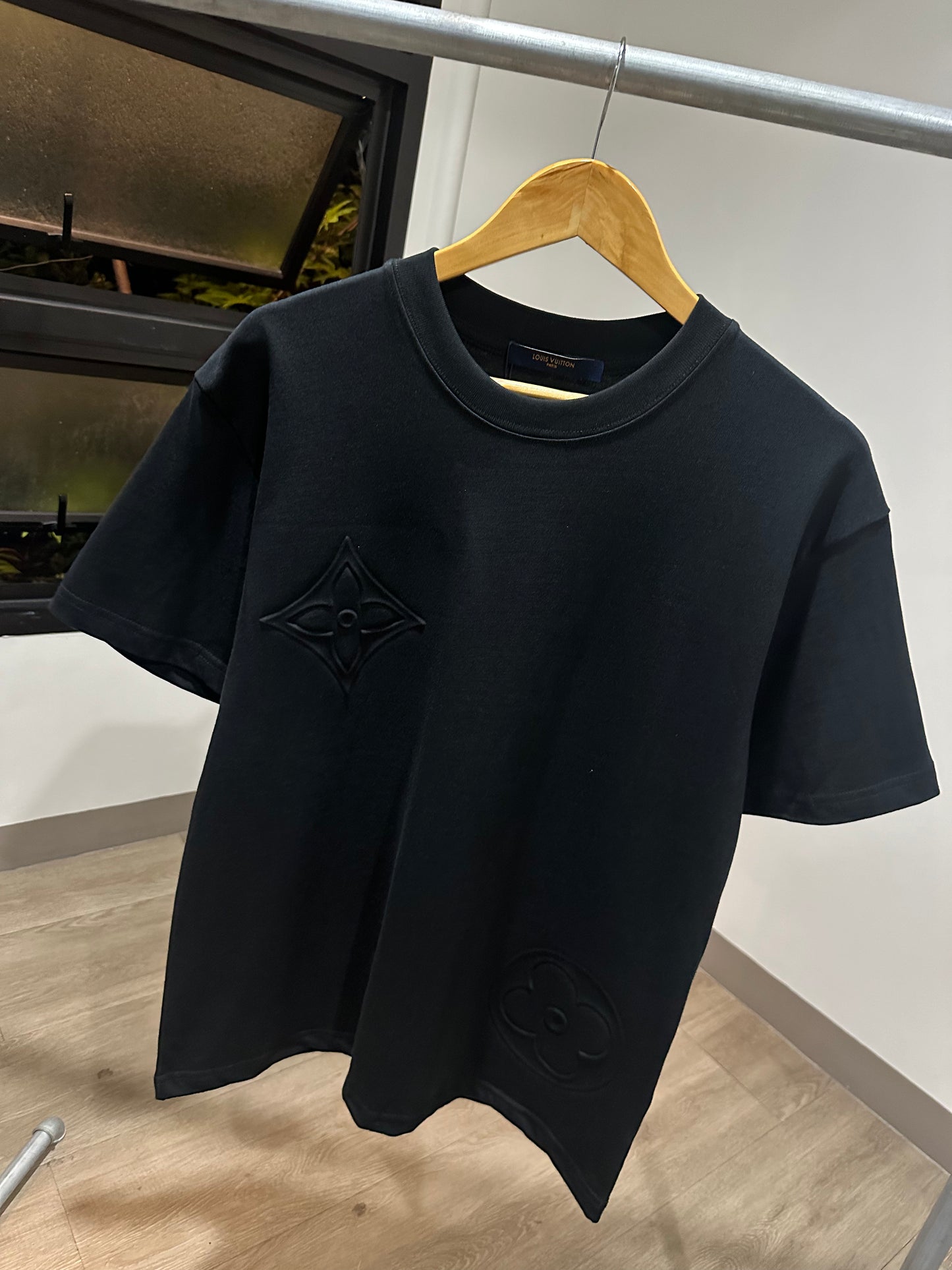 Louis Vuitton Embossed Logo T-Shirt (Black)