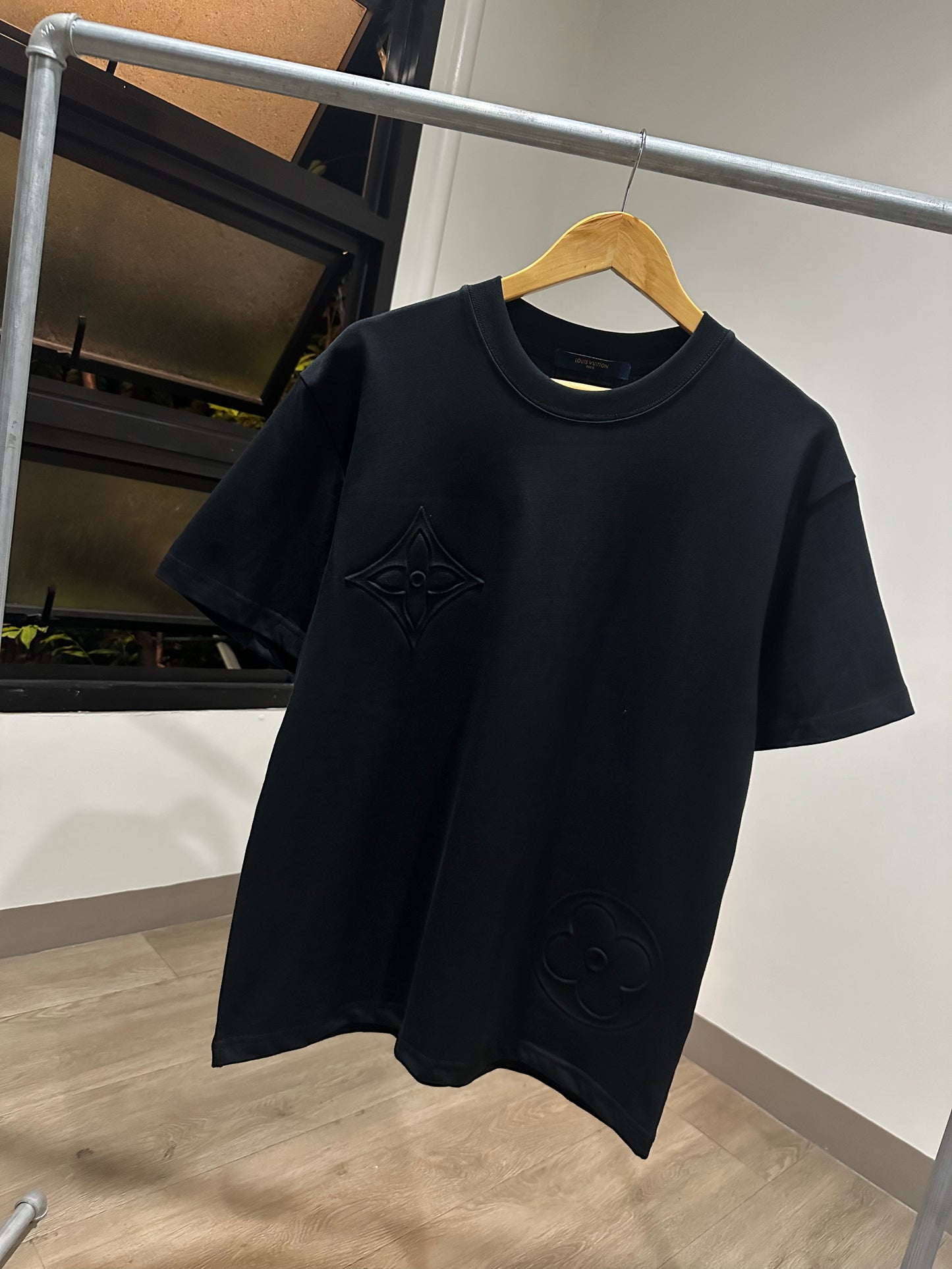 Louis Vuitton Embossed Logo T-Shirt (Black)