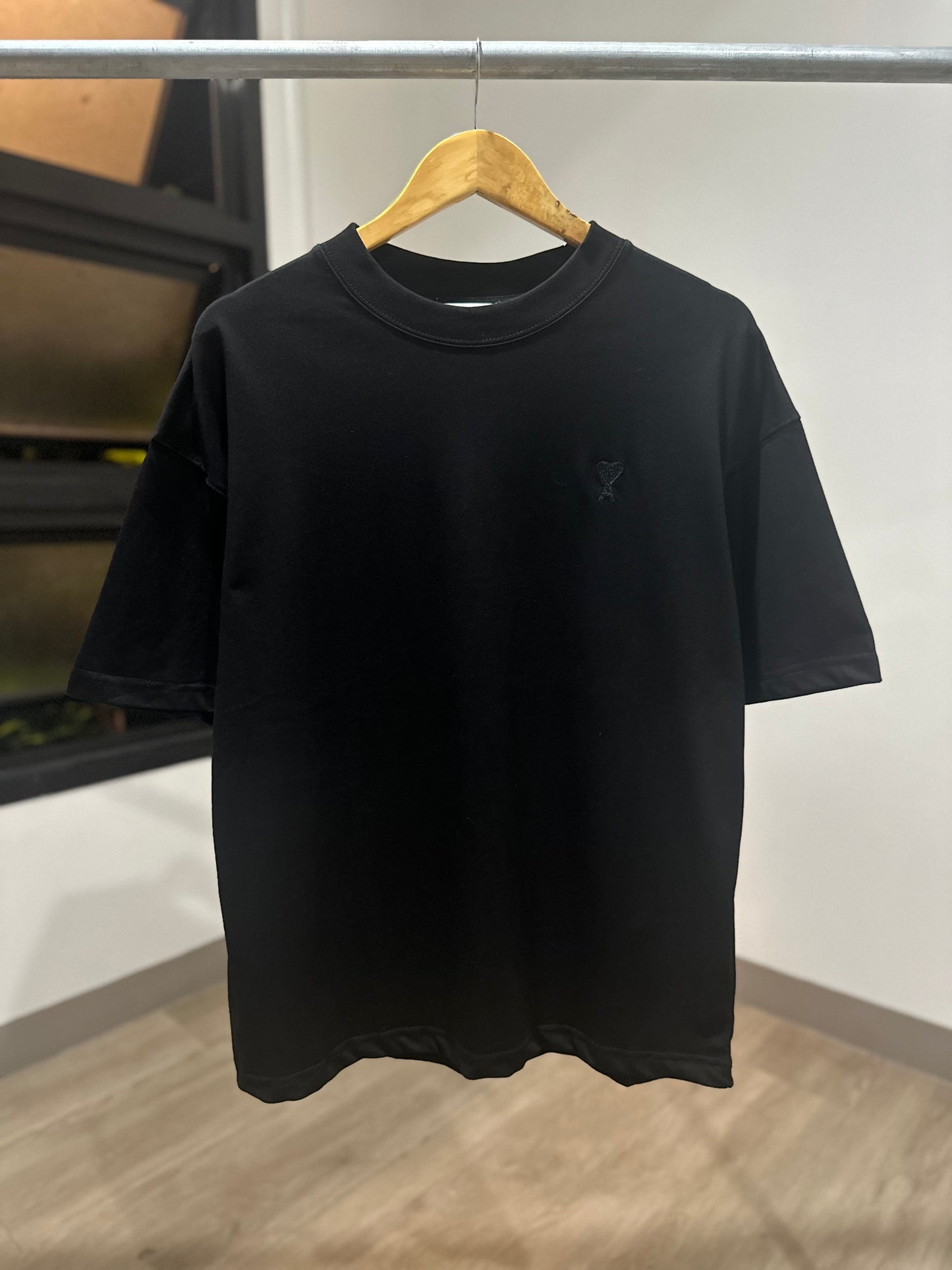 AMI Paris Oversized T-Shirt (Black)