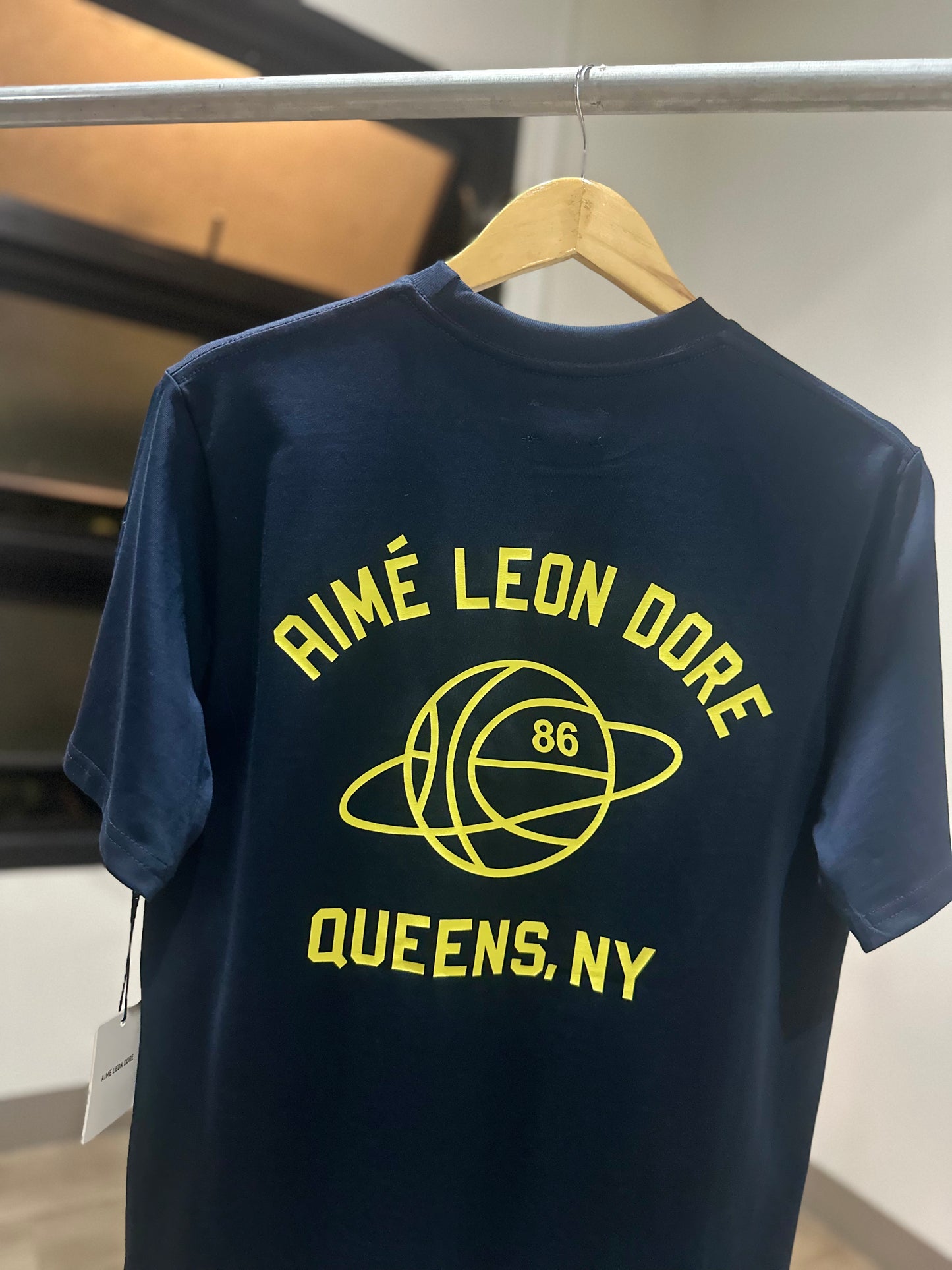 Aime Leon Dore Tee - Queens, NY (Navy)