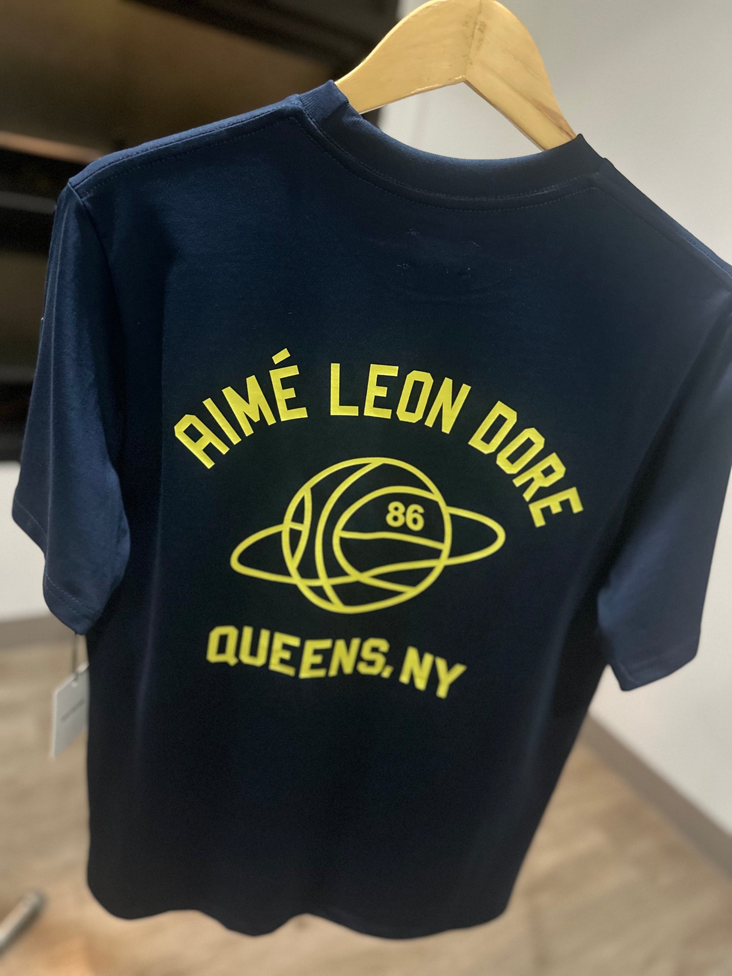 Aime Leon Dore Tee - Queens, NY (Navy)