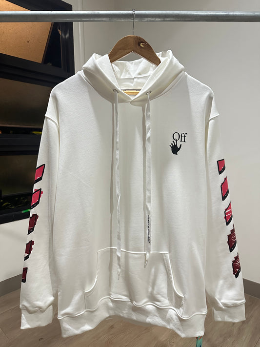 Off-White Marker Arrows Hoodie (White)