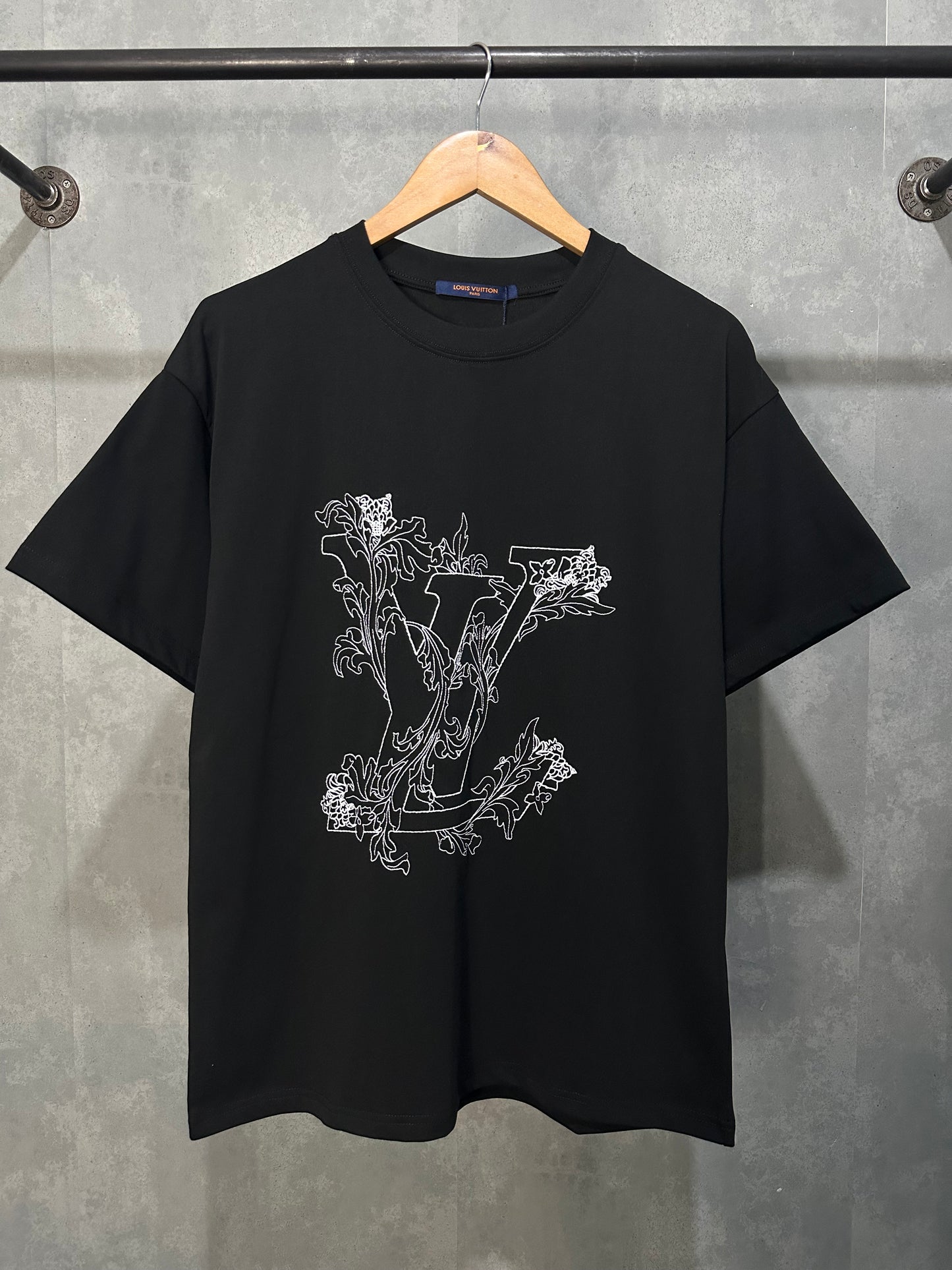 Louis Vuitton Floral Embroidery T-Shirt