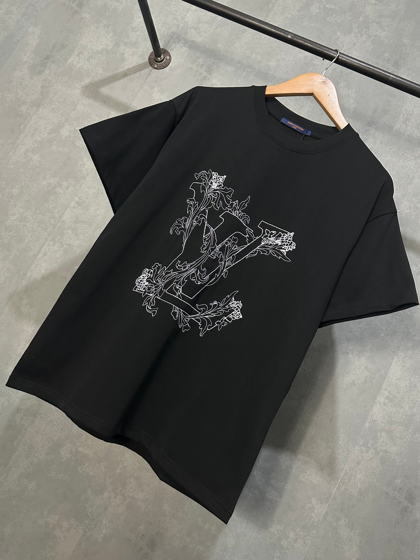 Louis Vuitton Floral Embroidery T-Shirt