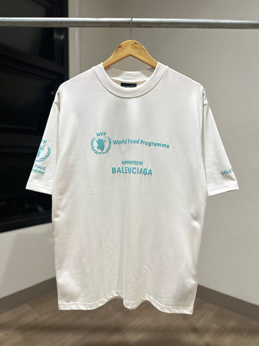 Balenciaga WFP T-Shirt (White/Teal)