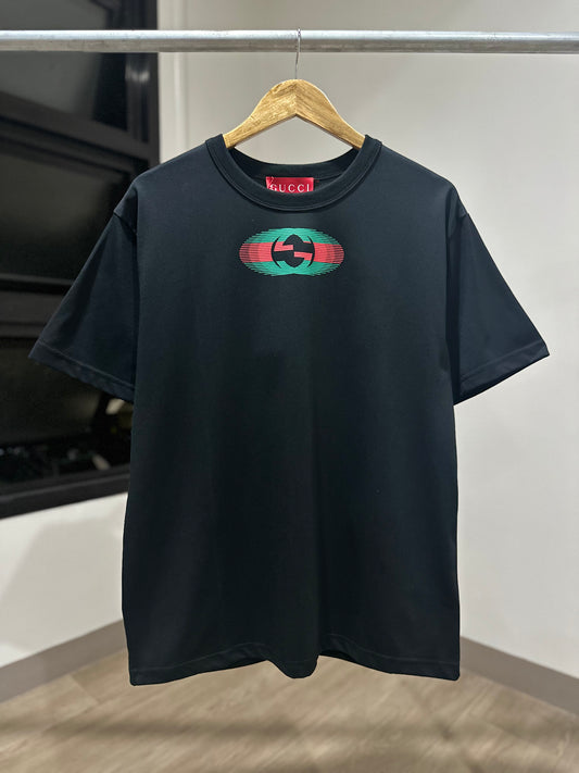 Gucci Black Cotton T-Shirt