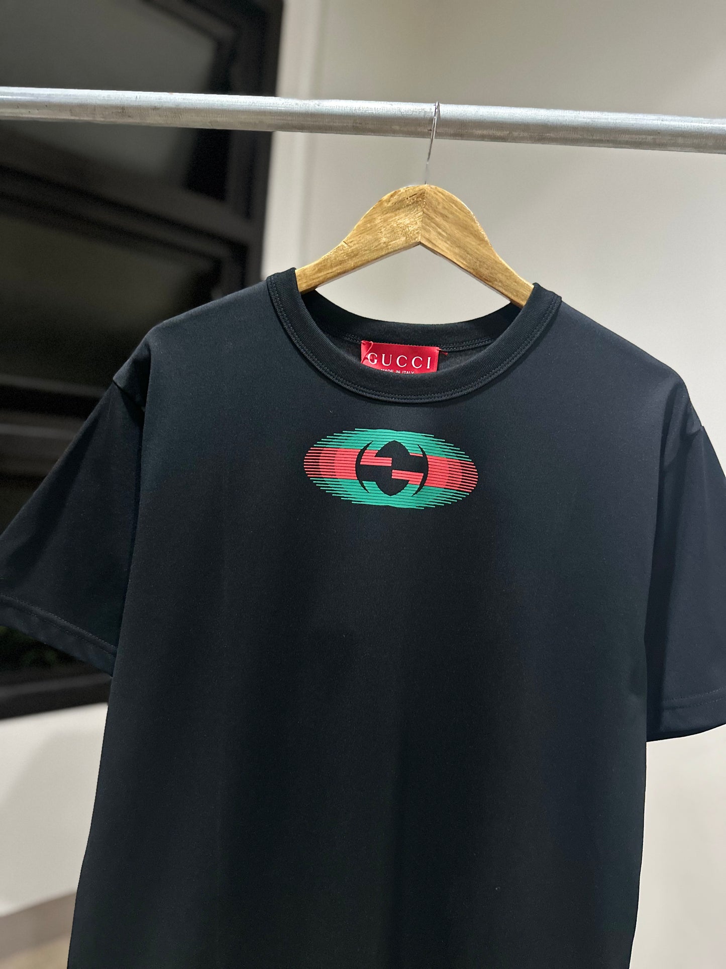 Gucci Black Cotton T-Shirt