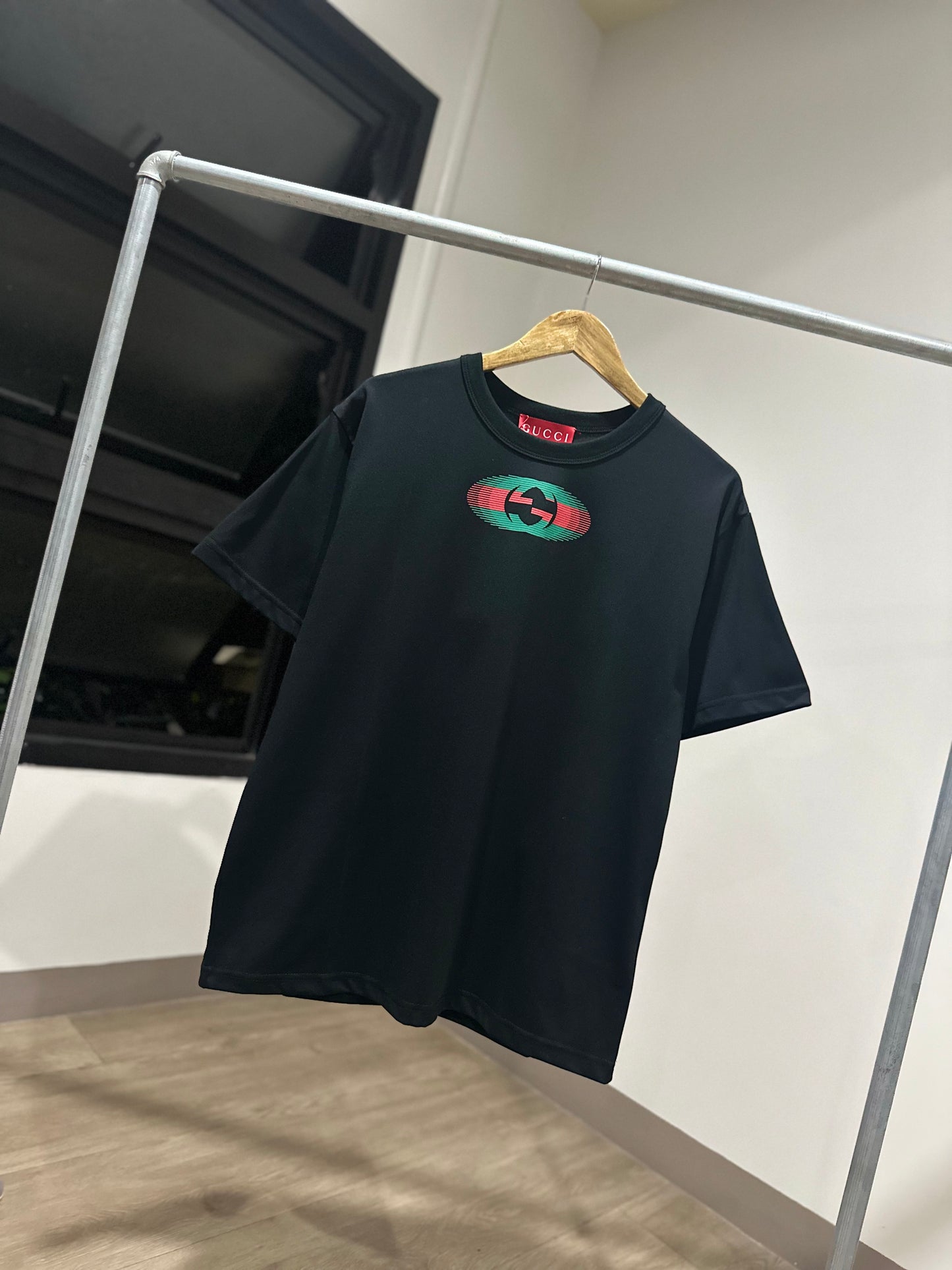 Gucci Black Cotton T-Shirt