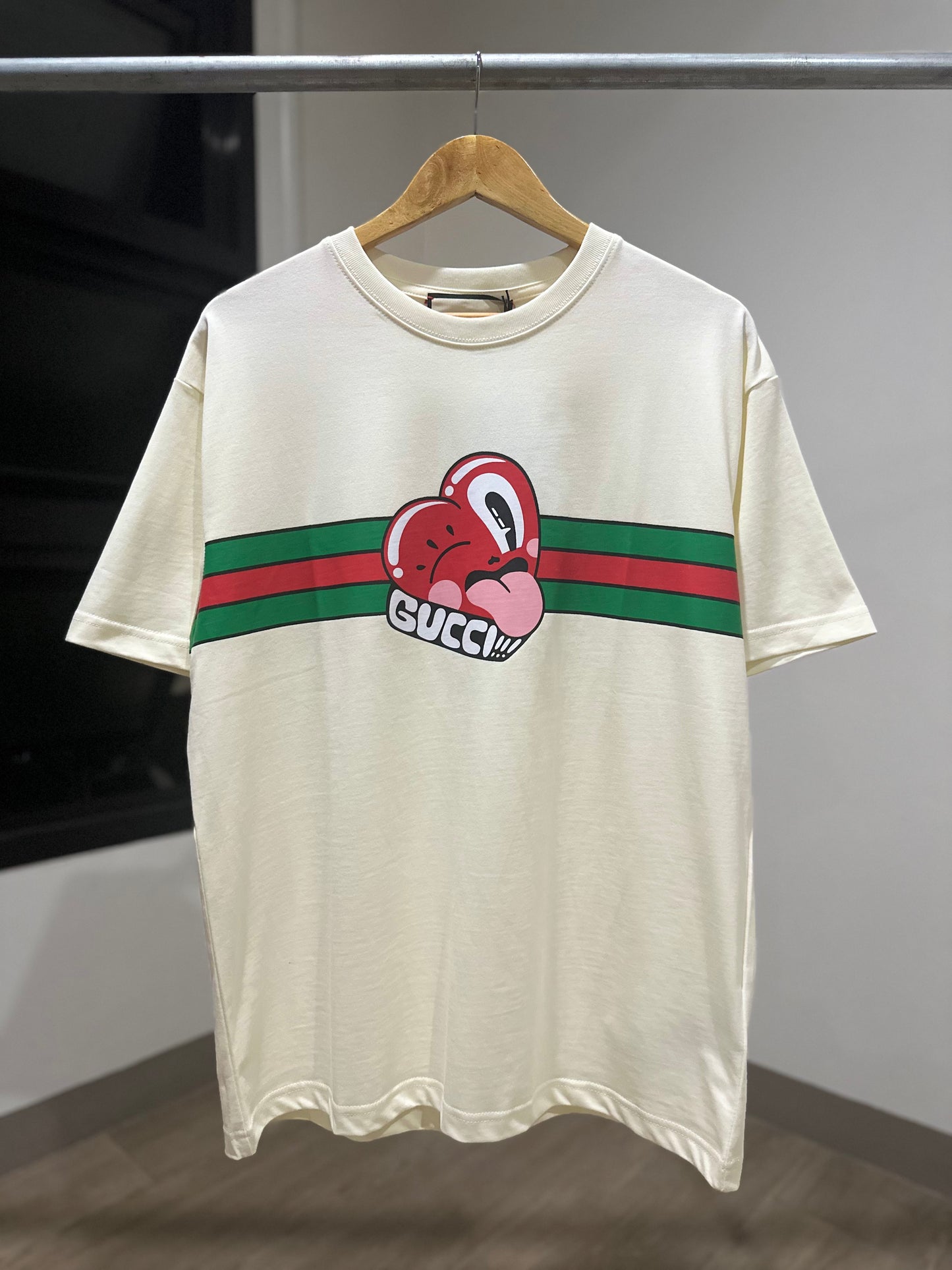 Gucci Cotton Jersey T-Shirt (Cream)