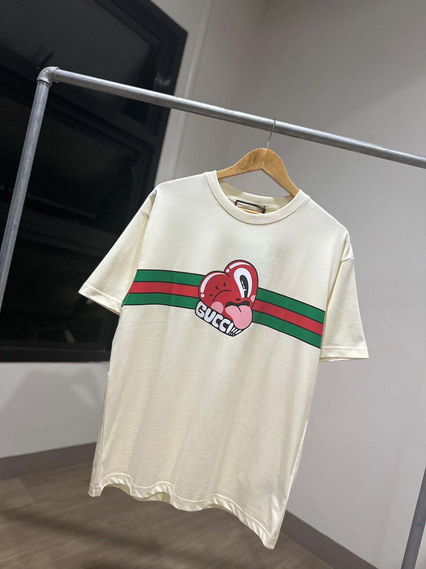 Gucci Cotton Jersey T-Shirt (Cream)