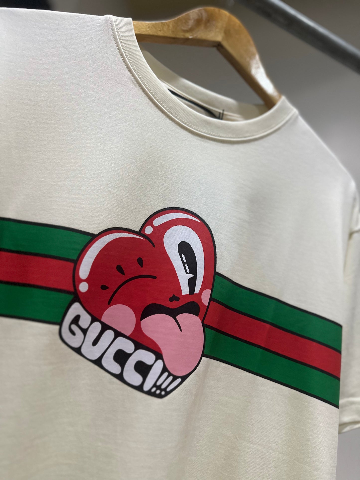 Gucci Cotton Jersey T-Shirt (Cream)