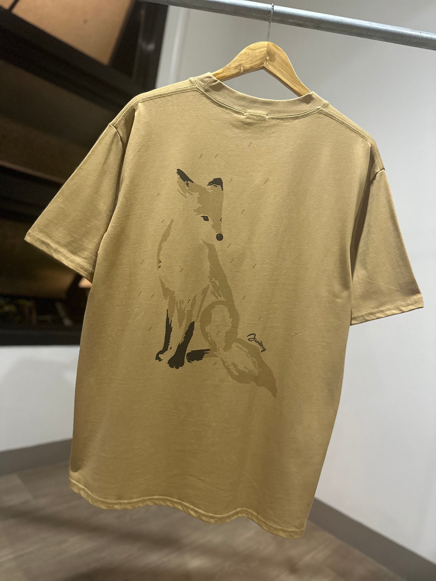 Burberry Fox Cotton T-Shirt