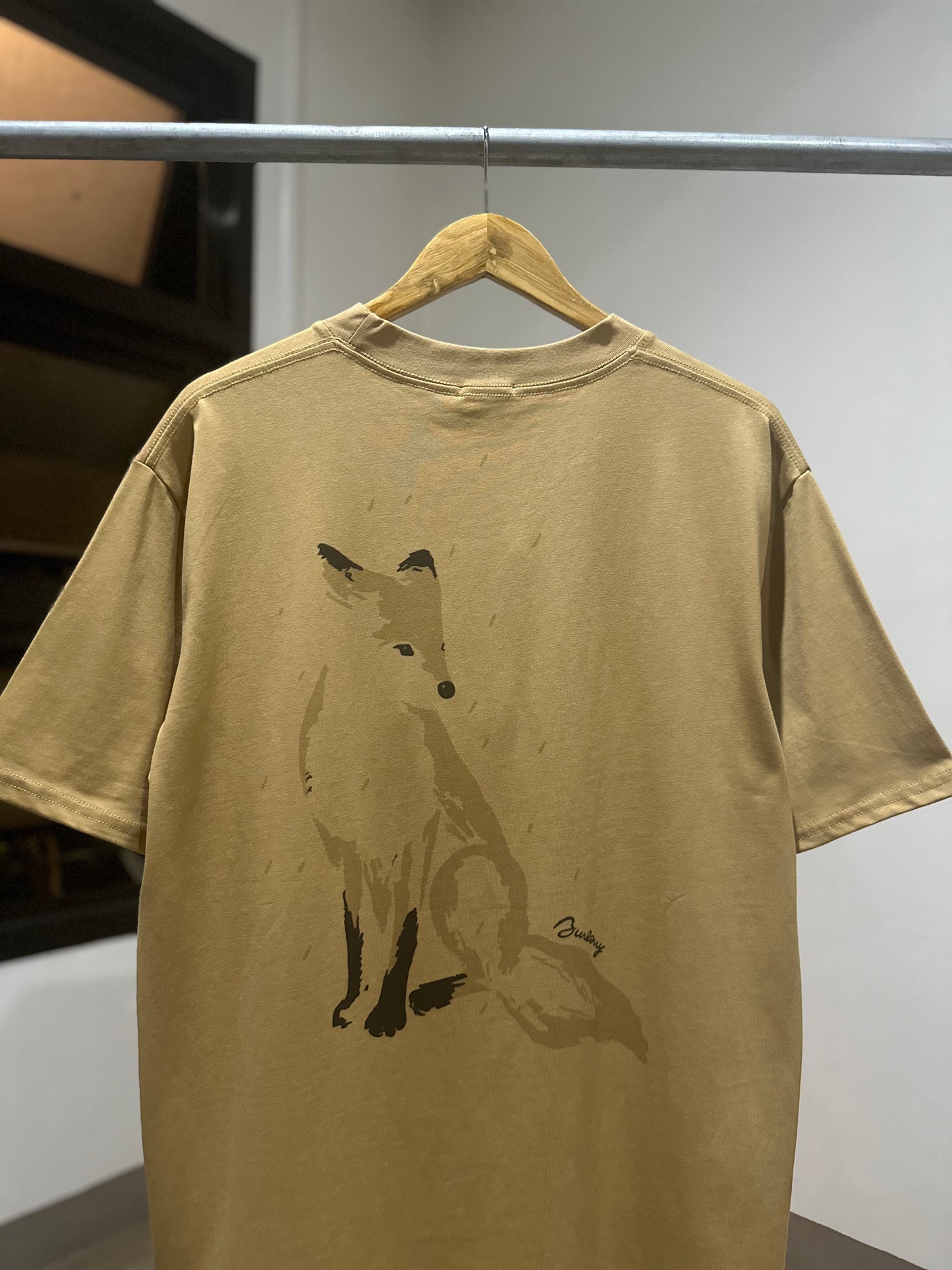 Burberry Fox Cotton T-Shirt