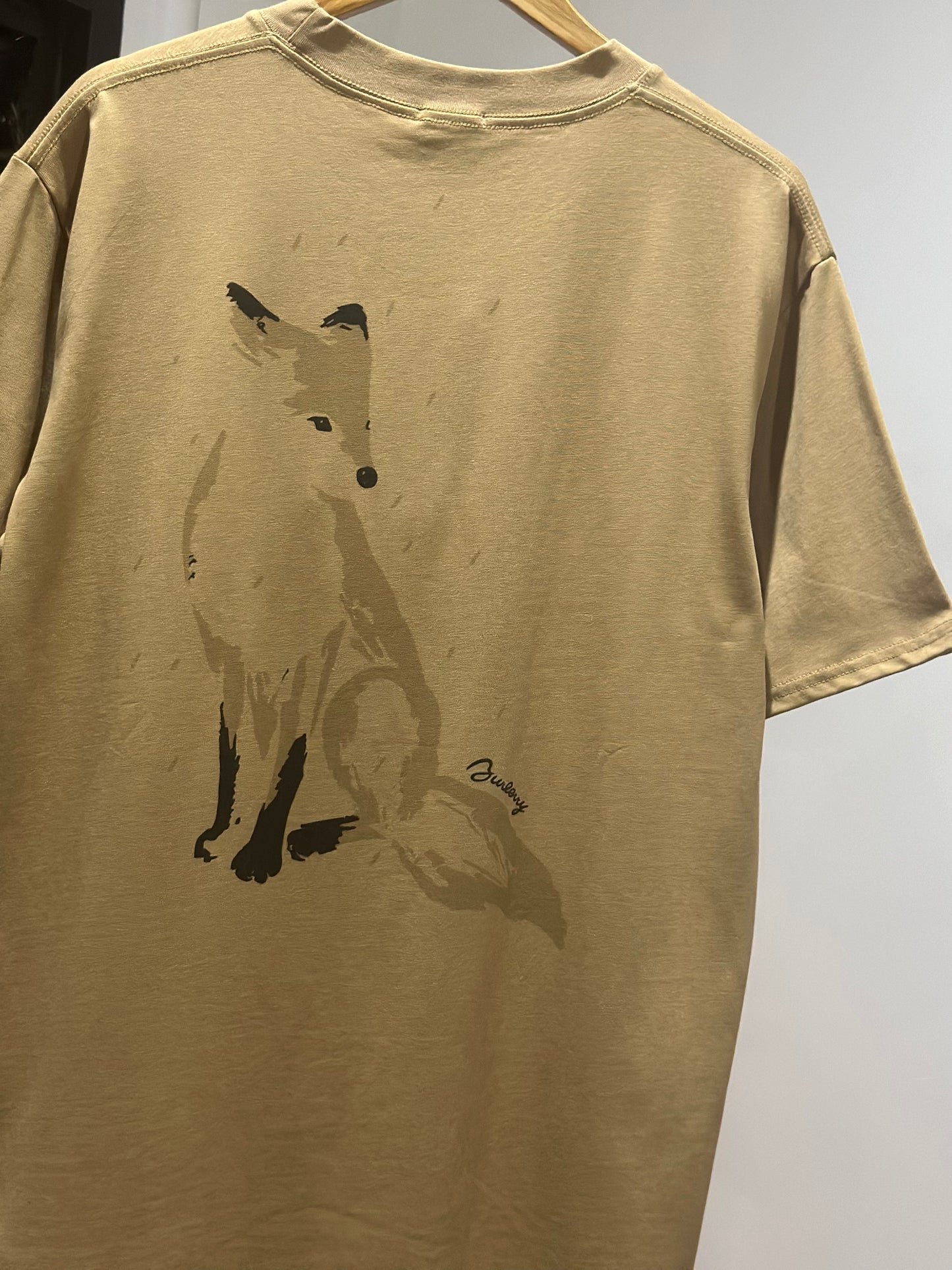 Burberry Fox Cotton T-Shirt