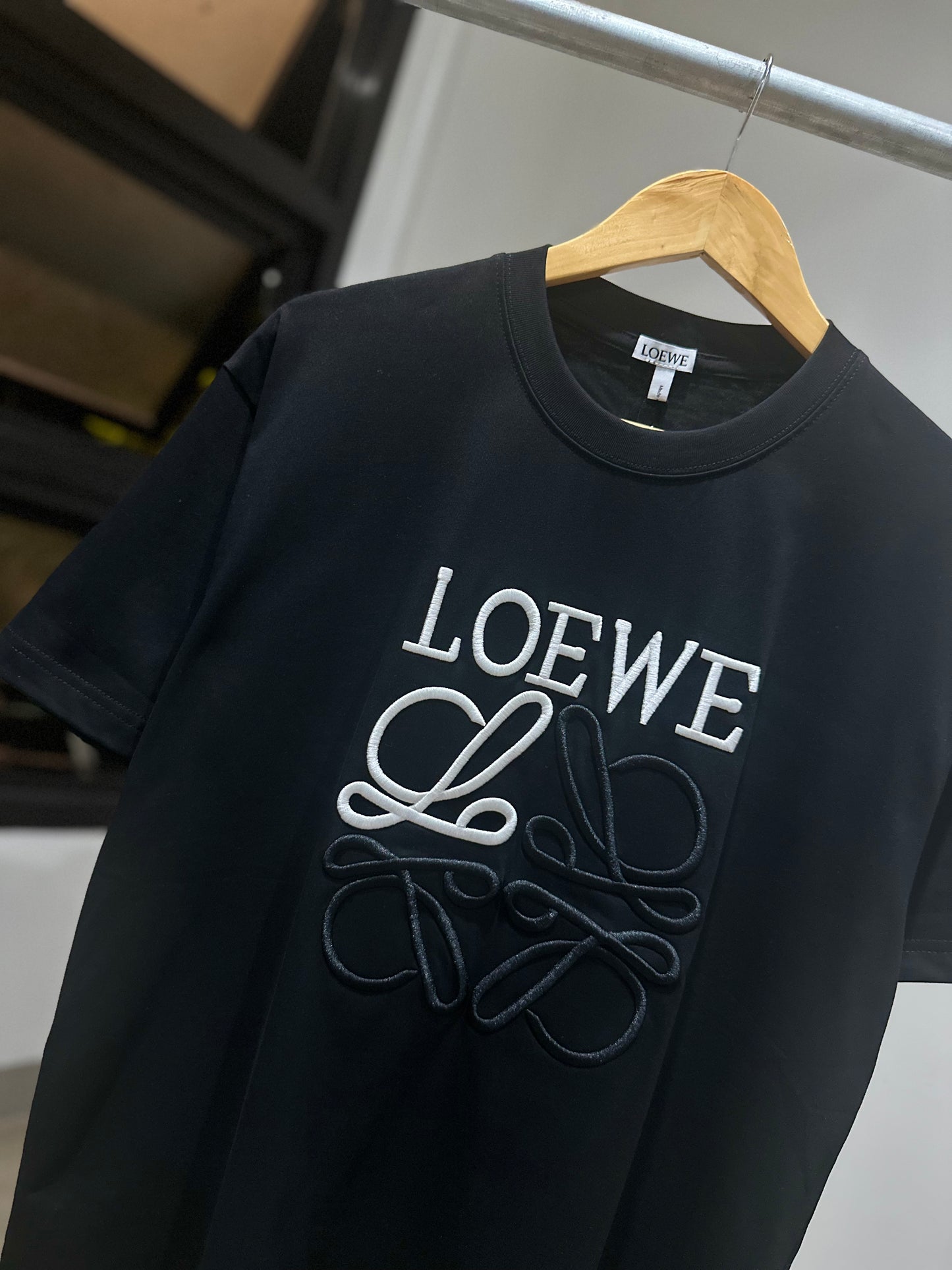 Loewe Relaxed Fit Cotton T-Shirt (Black)