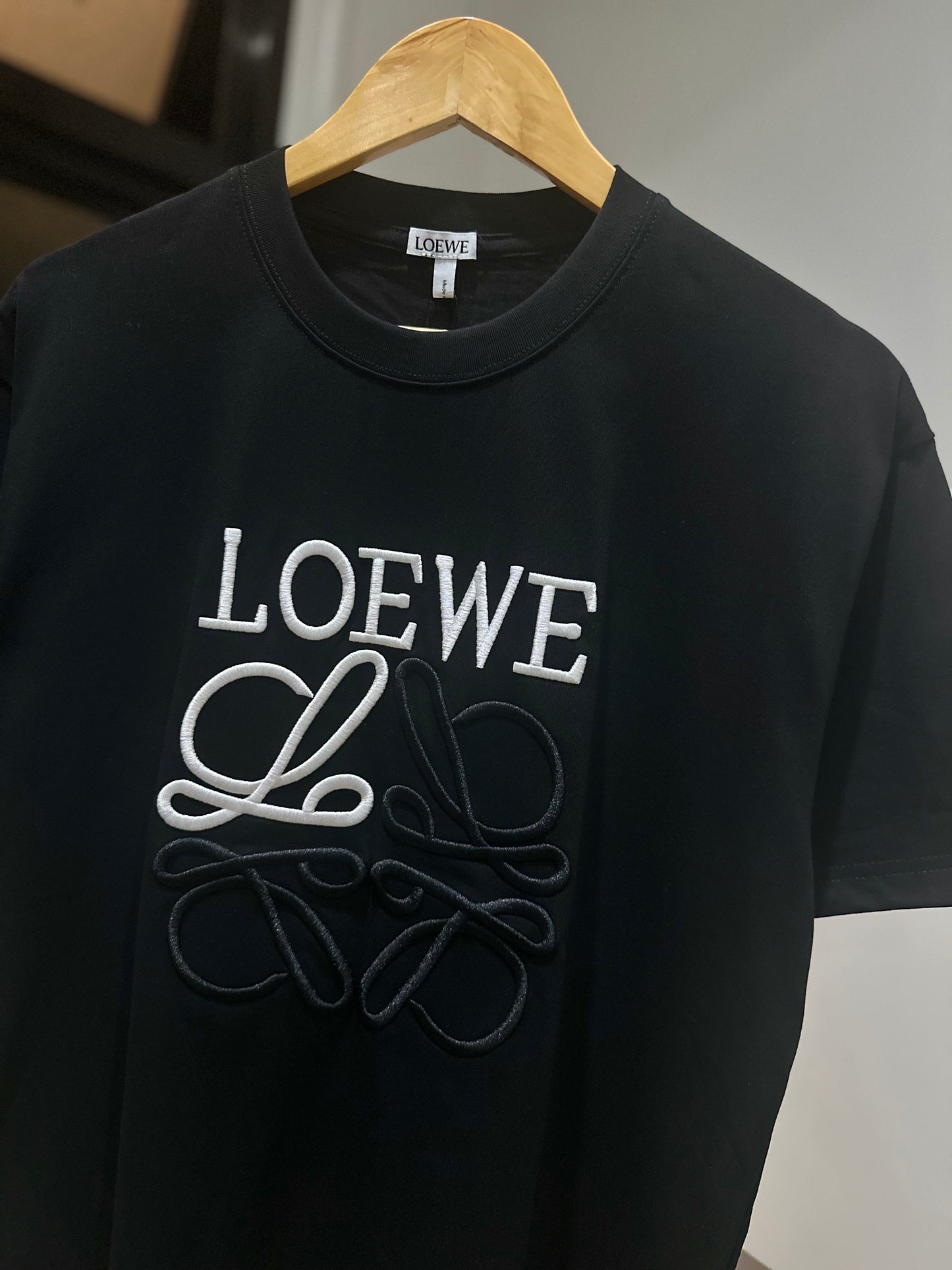 Loewe Relaxed Fit Cotton T-Shirt (Black)