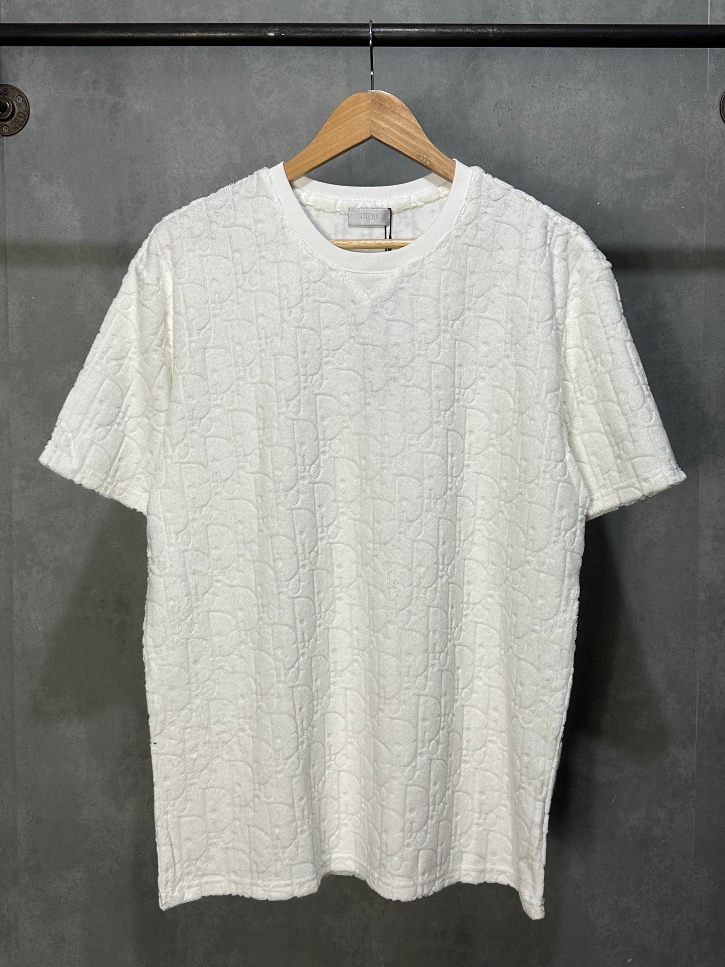 Dior Oblique Relaxed T-Shirt (White)