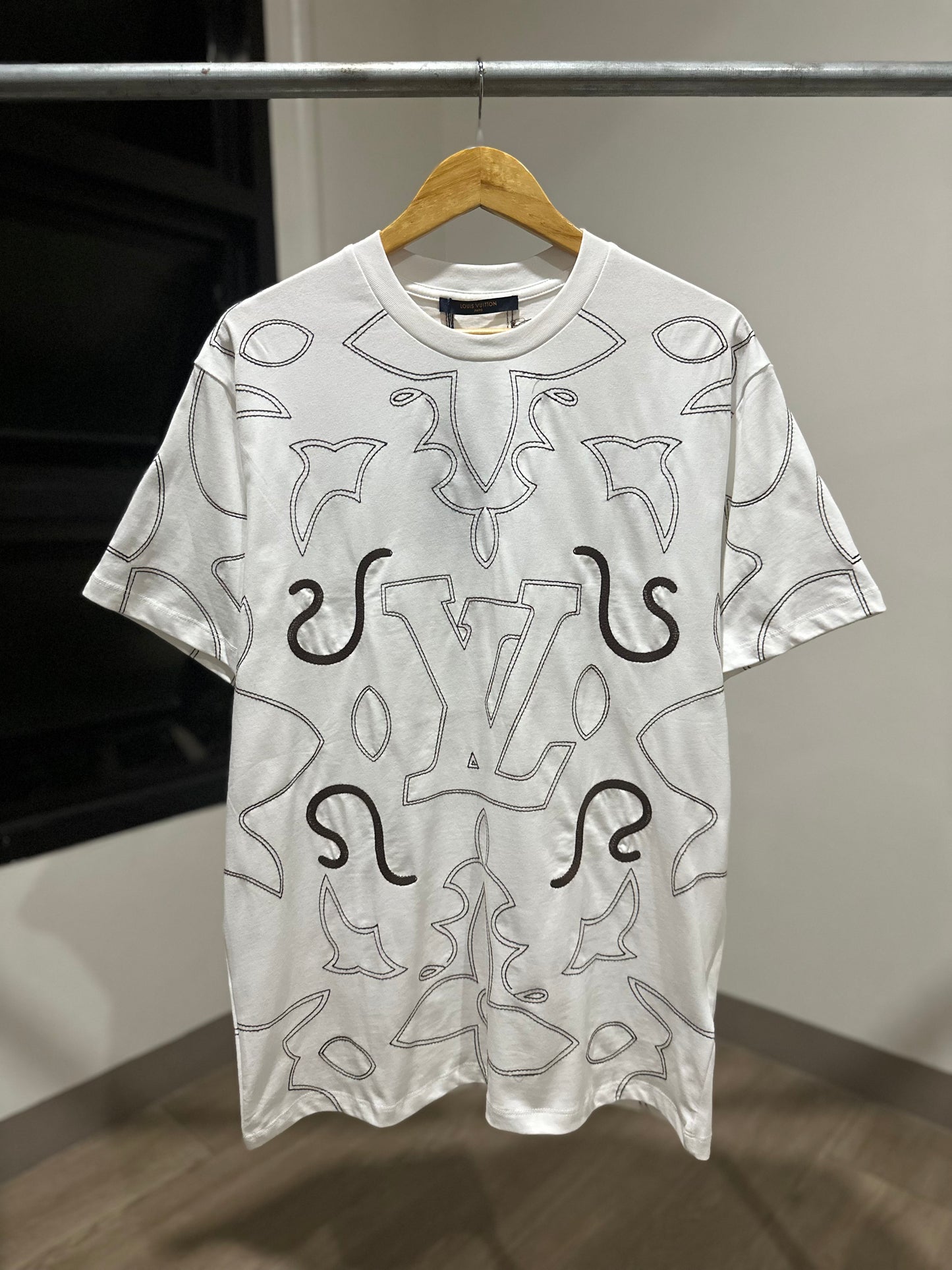 Louis Vuitton Embroidered Cotton T-Shirt