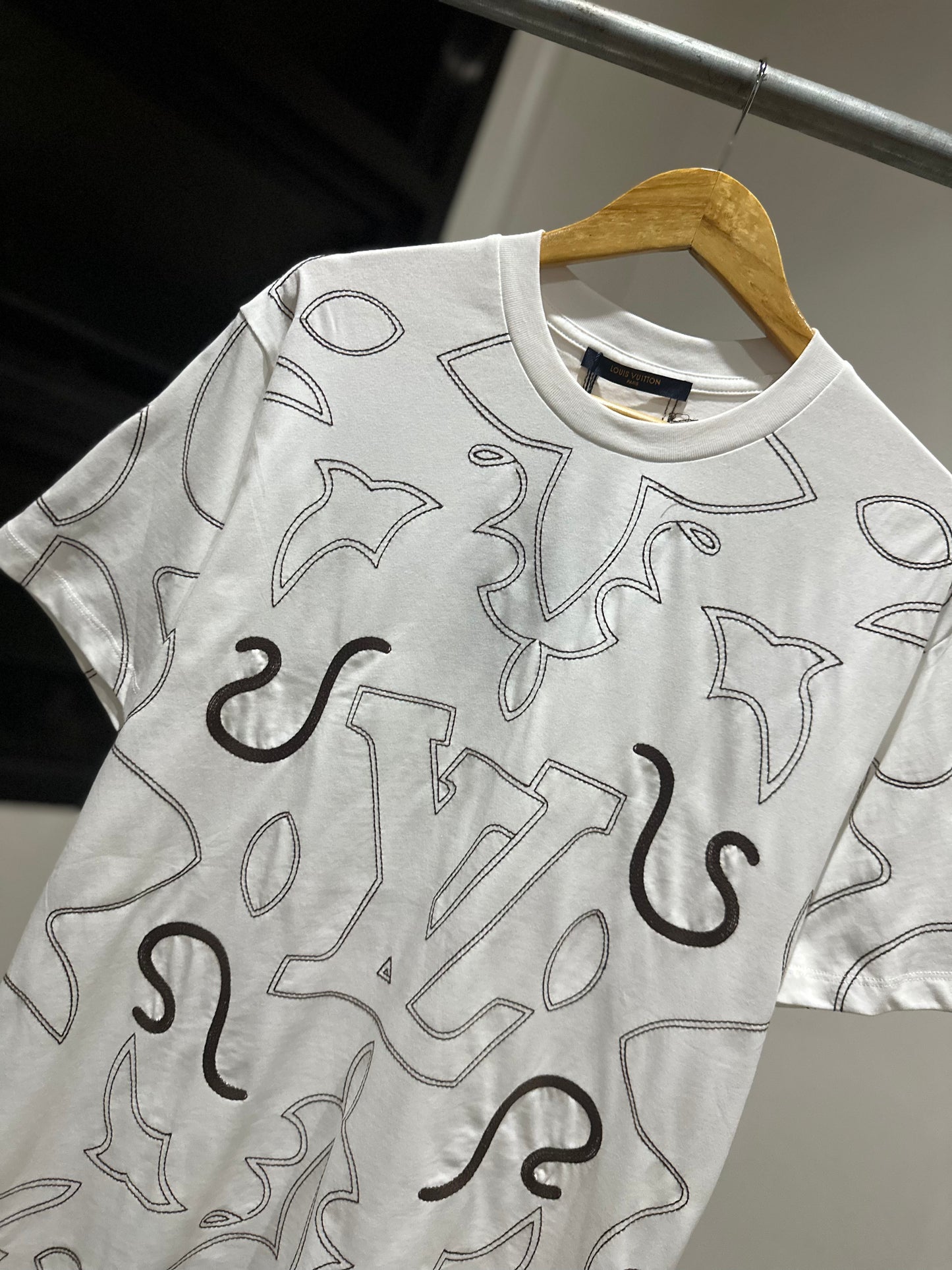 Louis Vuitton Embroidered Cotton T-Shirt