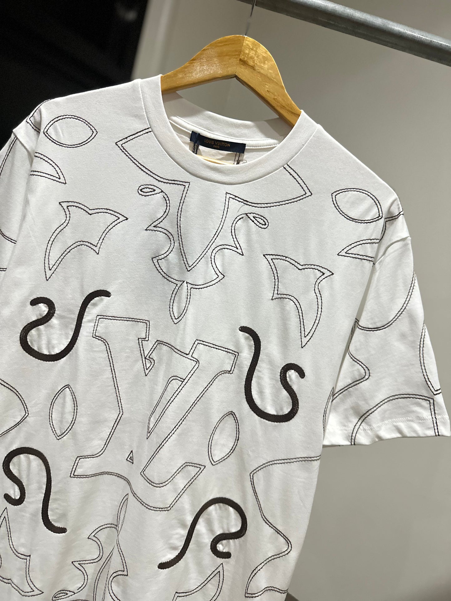 Louis Vuitton Embroidered Cotton T-Shirt