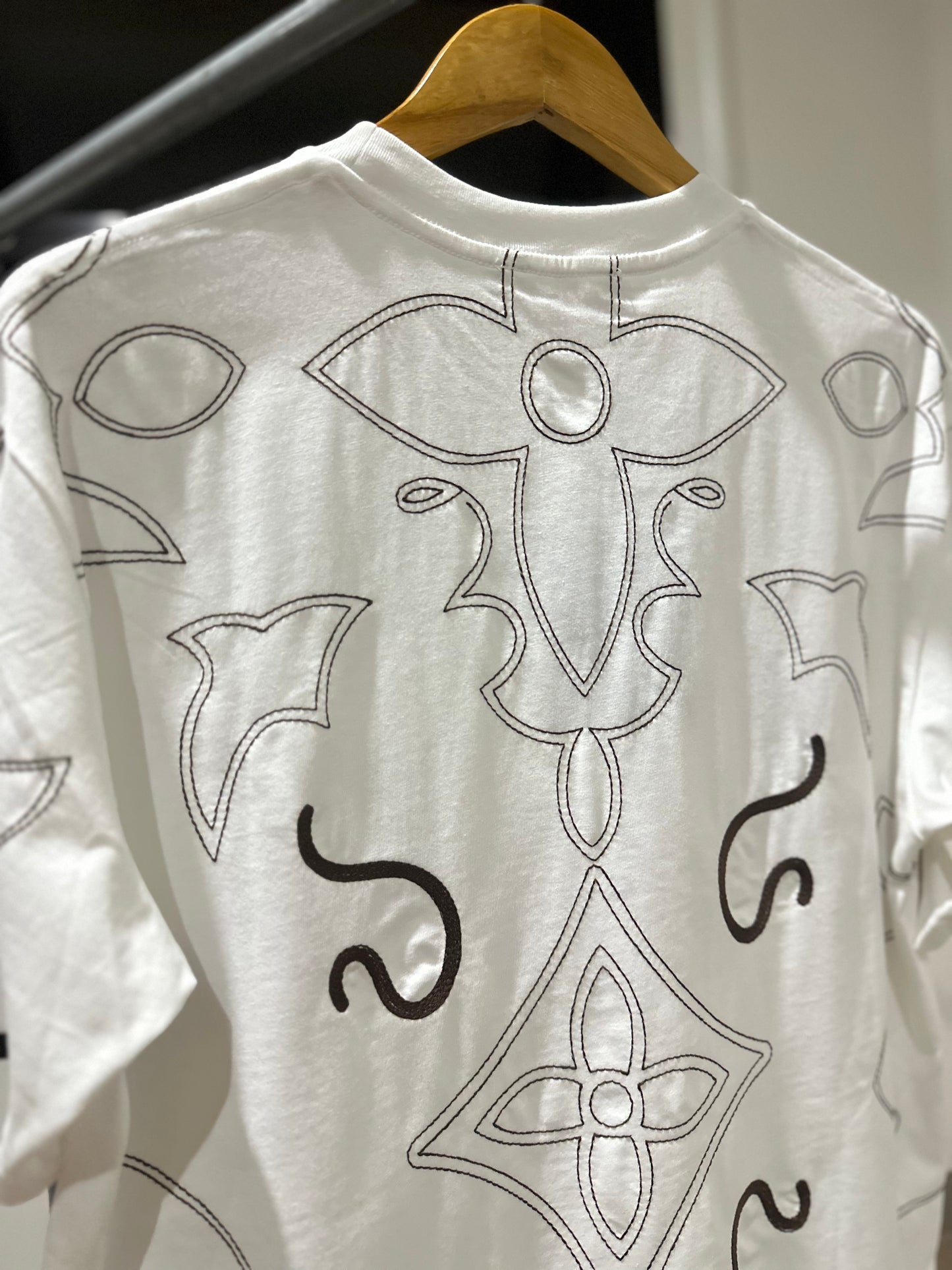 Louis Vuitton Embroidered Cotton T-Shirt