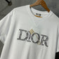 Christian Dior T-Shirt (White/Embroid)