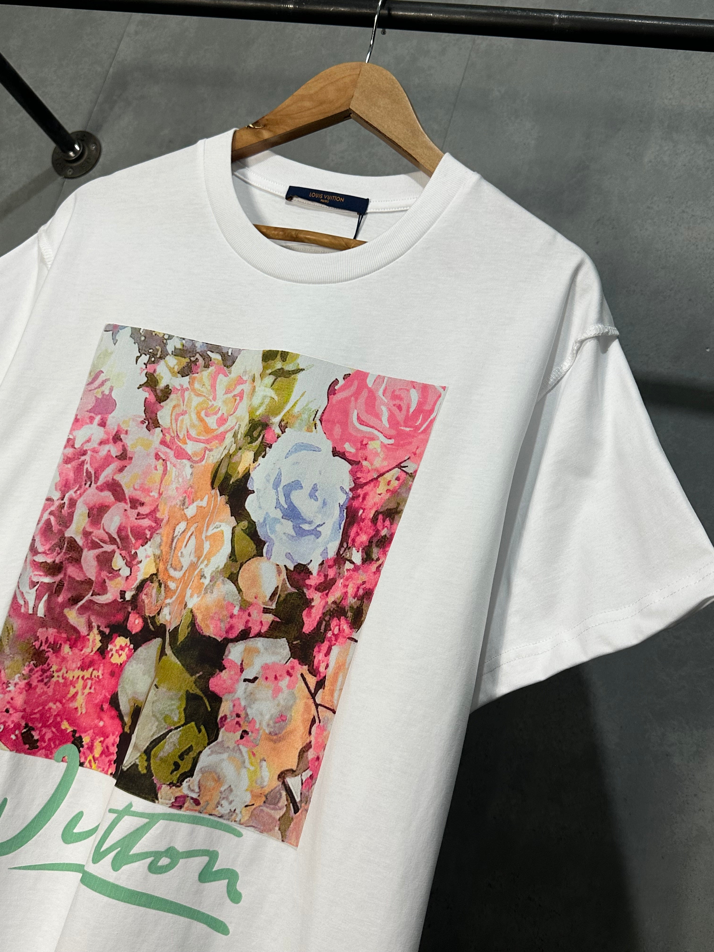 LV Flower Tapestry Print TShirt  SCo Clothing